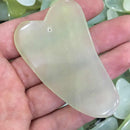1x Natural Guasha Facial Jade Roller Face Thin+Body Gua Sha Board Massager Nice