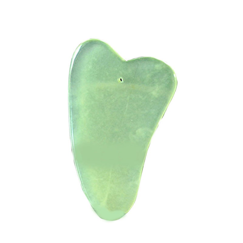 1x Natural Guasha Facial Jade Roller Face Thin+Body Gua Sha Board Massager Nice