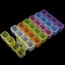 1 x 28 Slots Clear Jewelry Adjustable Box Case Container Organizer Storage Hot