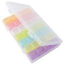 1 x 28 Slots Clear Jewelry Adjustable Box Case Container Organizer Storage Hot