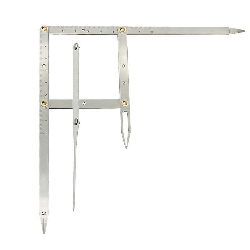 Portable Caliper Golden Ratio Eyebrow Measure Ruler Permanent Makeup New 1x