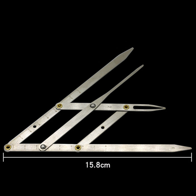 Portable Caliper Golden Ratio Eyebrow Measure Ruler Permanent Makeup New 1x