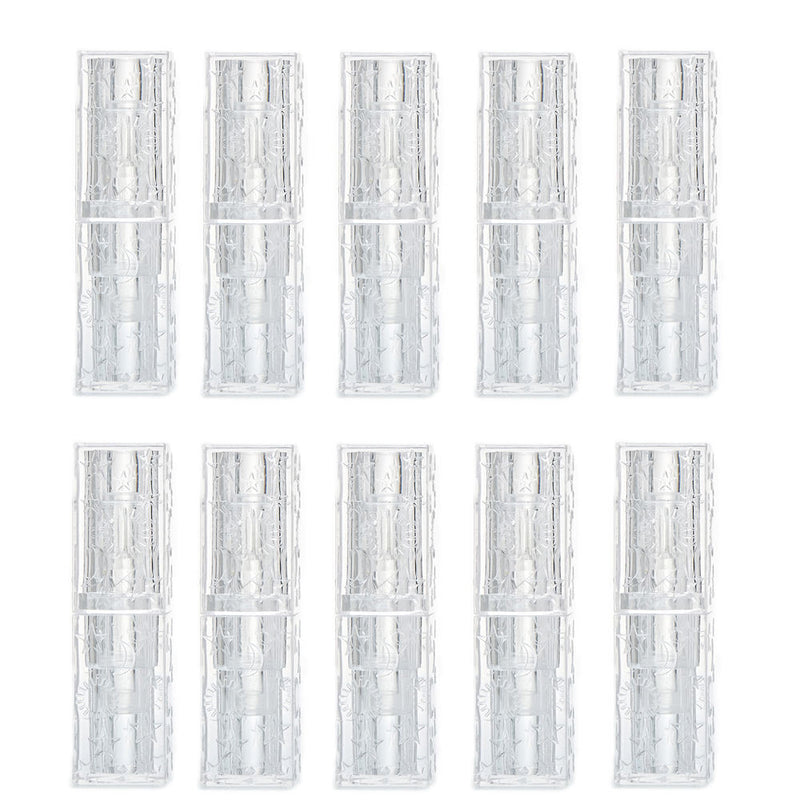 10 Pcs Empty lipstick Plastic Lip Balm Container Tubes Caps DIY Best