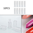 10 Pcs Empty lipstick Plastic Lip Balm Container Tubes Caps DIY Best