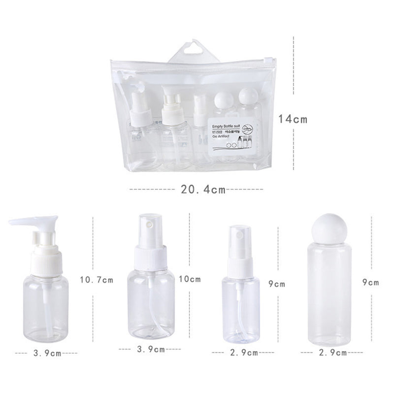 5x/set Clear Travel Transparent Plastic Perfume Atomizer Empty Spray Bottles New