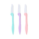 3 x Eyebrow Razor Trimmer Facial Shaping Grooming Hair Blade Beauty Cutting New