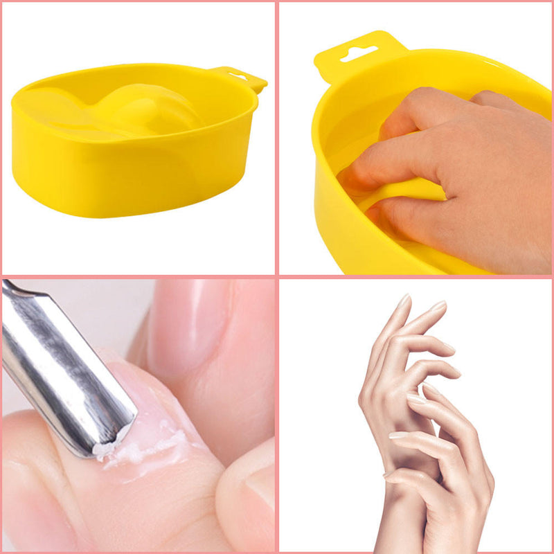 1 x Nail Art Manicure Care Hand Wash Soak Bowl Remover Tray Spa Bath Best