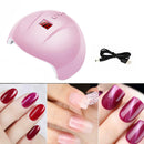 Nail Phototherapy Machine 36W UV Lamp White Pink Phototherapy Light LCD Screen