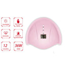 36W Nail Lamp Automatic Induction Nail Phototherapy Machine LED UV Light Hot 1x