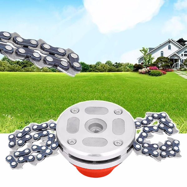 1Pcs Garden Grass Trimmer Head Coil Chain Brush Cutter for Lawn Mower