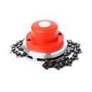 1 Pcs Garden Grass Trimmer Head Coil Chain Brush Cutter for Lawn Mower