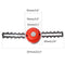 1Pcs Garden Grass Trimmer Head Coil Chain Brush Cutter for Lawn Mower