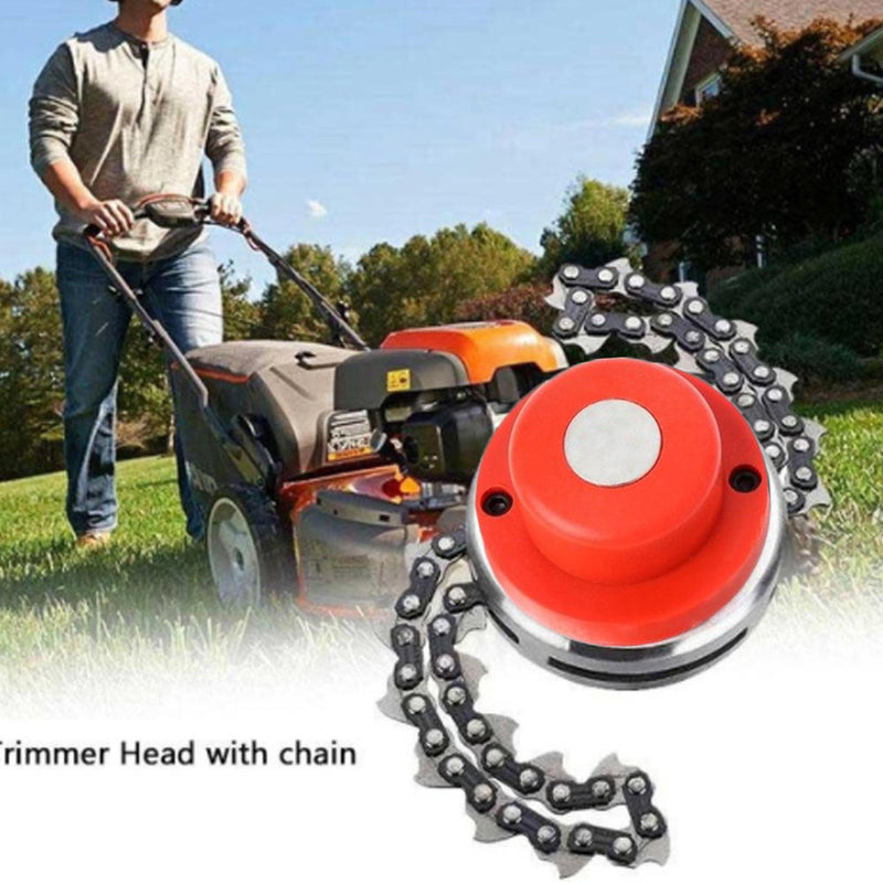 1Pcs Garden Grass Trimmer Head Coil Chain Brush Cutter for Lawn Mower