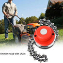 1 Pcs Garden Grass Trimmer Head Coil Chain Brush Cutter for Lawn Mower