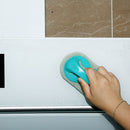 1 Pcs Home Kitchen Pads Scouring Scrub Sponge Brush Magic Cleaning Handle