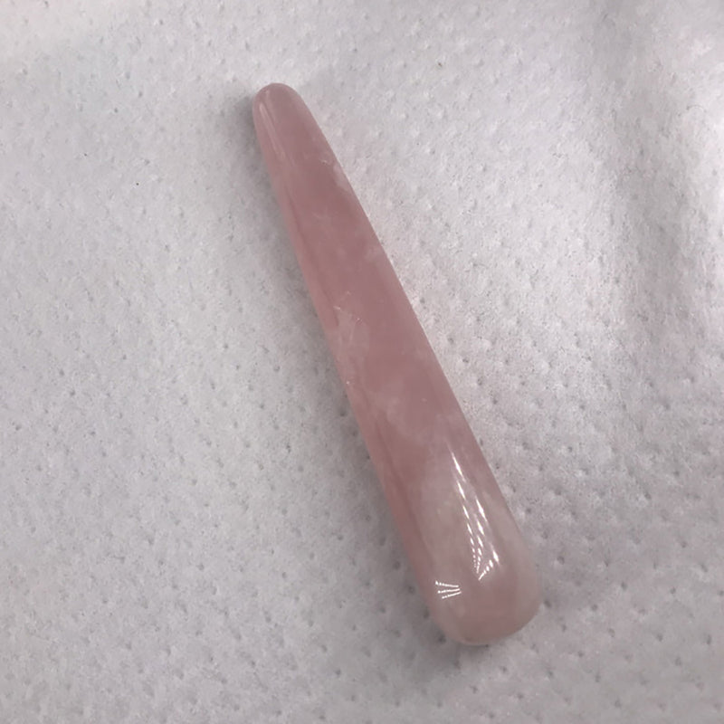 1 Pcs Natural Jade Stone Guasha Acupuncture Points Massage Stick Healthy Therapy