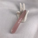 1 Pcs Natural Jade Stone Guasha Acupuncture Points Massage Stick Healthy Therapy