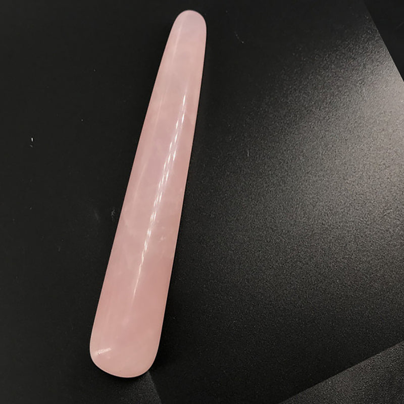 1 Pcs Natural Jade Stone Guasha Acupuncture Points Massage Stick Healthy Therapy