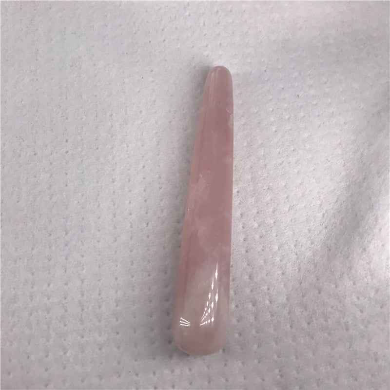 1 Pcs Natural Jade Stone Guasha Acupuncture Points Massage Stick Healthy Therapy