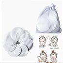 10 X Girls Makeup Remover Pads Washable Bamboo Fiber Skin Care Facial Pads Best