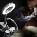 Portable Metal Tattoo Lamp LED USB Desk Clamp Makeup Eyelash Shadowless Light