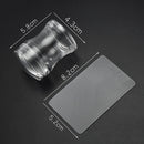 2 pcs Clear Jelly Silicone Nail Art Stamper DIY Stamping Printing Manicure Best