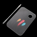 4 pcs Cosmetic Makeup Nail Eye Shadow Mixing Palette With Stainless Spatula Best