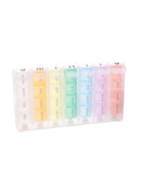 1 x 7 Day Weekly Medicine Organizer 28 Slot Pill Dispenser Tablet Storage New