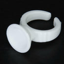 200 x Eyelash Lash Extension Glue Pallet Stand Disposable Individual Holder Ring