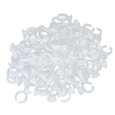 200pc Eyelash Lash Extension Glue Pallet Stand Disposable Individual Holder Ring