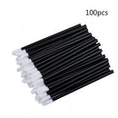 100*Disposable Lip Brush Wands Applicator Lipstick Makeup Tool Kits Cosmetic New
