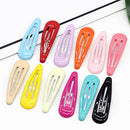 24pcs 5cm Snap Hair Clips for Hair Clip Pins BB Hairpin Color Metal Barrettes