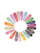 24 pcs 5cm Snap Hair Clips for Hair Clip Pins BB Hairpin Color Metal Barrettes