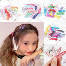 24 pcs 5cm Snap Hair Clips for Hair Clip Pins BB Hairpin Color Metal Barrettes