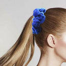 10 Pcs Velvet Look Hair Scrunches Elastics Bobbles Hair Bands Various Colours