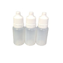 100 x Empty Squeezable Plastic Dropper Bottle Applicator Eye Liquid Container