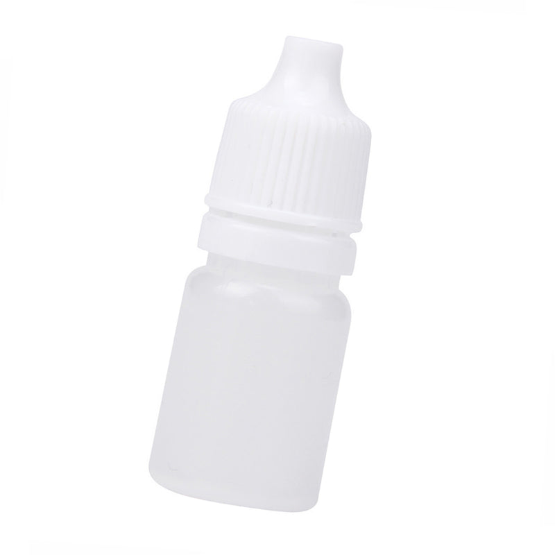 100 x Empty Plastic Squeezable Dropper Bottles Eye Liquid Case Container
