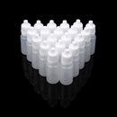 100 x Empty Plastic Squeezable Dropper Bottles Eye Liquid Case Container