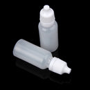 100 x Empty Plastic Squeezable Dropper Bottles Eye Liquid Case Container