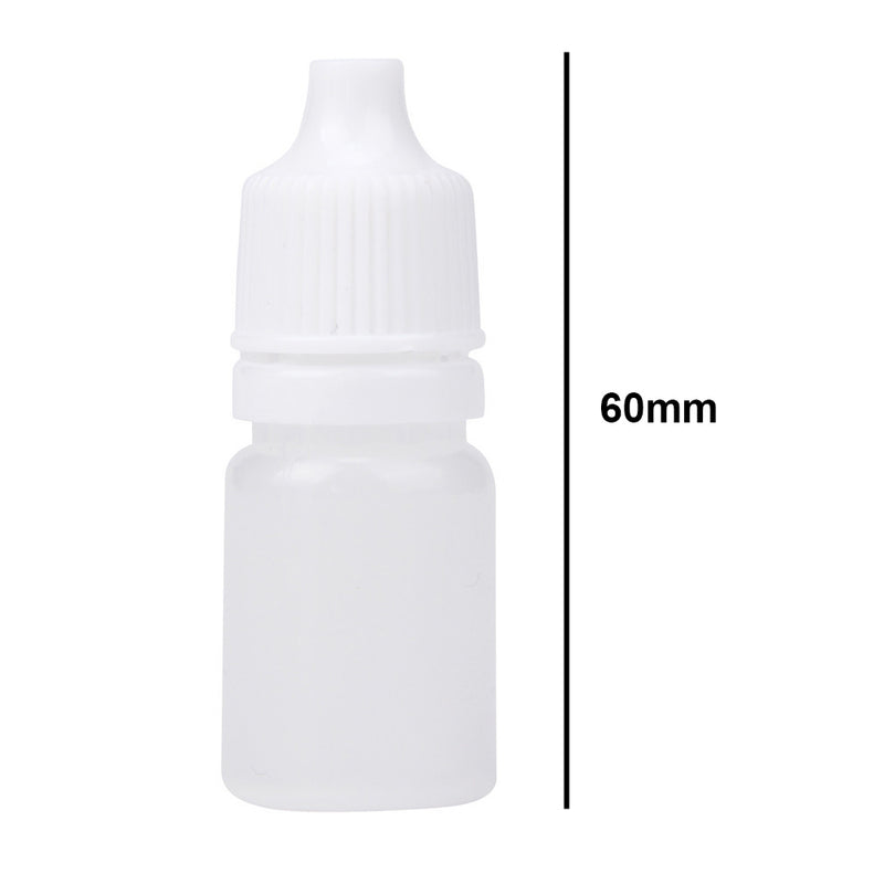 100x 10ml Empty Plastic Squeezable Dropper Bottle For Liquid Eye Drops Water XX