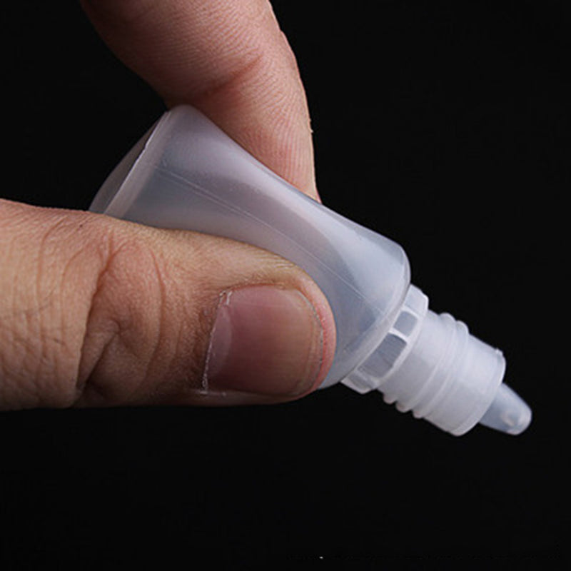 100x 10ml Empty Plastic Squeezable Dropper Bottle For Liquid Eye Drops Water XX