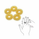 6 Color Finger Massage Rings Acupuncture Health Care Body Acupressure Massager y