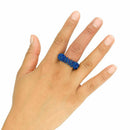 6 Color Finger Massage Rings Acupuncture Health Care Body Acupressure Massager y