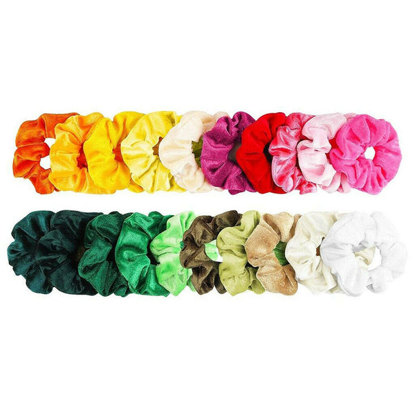 40 x Women Silky Satin Hair Scrunchies Elastic Hair Bands Ponytail Hair Tie Rope