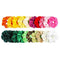 40 x Women Silky Satin Hair Scrunchies Elastic Hair Bands Ponytail Hair Tie Rope