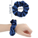 40 x Women Silky Satin Hair Scrunchies Elastic Hair Bands Ponytail Hair Tie Rope