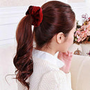 Womens Hair Scrunchies Ladies Girls Elastic Scrunchy Bobbles Velvet Sports Band