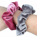 Womens Hair Scrunchies Ladies Girls Elastic Scrunchy Bobbles Velvet Sports Band