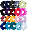 20*Hair Scrunchies Velvet Scrunchy Bobbles Elastic Hair Bands Multi Color New