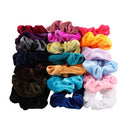 20*Hair Scrunchies Velvet Scrunchy Bobbles Elastic Hair Bands Multi Color New